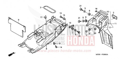 REAR FENDER CBF600N4 de 2004